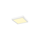 SLV 1012228 SENSER 2.0 30, CW, eckig, DALI, Wand- und Deckenaufbauleuchte, 3000K / 4000K, 27W, 90°, weiß