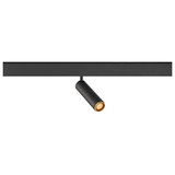 SLV 1012377 GRIP! M, 48V Spot, DALI, deep & recessed track, 2700K, 13W, 42°, schwarz / goldfarben