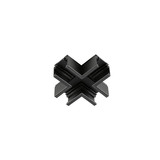SLV 1012458 48V SYSTEM, X-Verbinder, mechanisch, für Aufbaustromschiene Standard, X-Verbinder, schwarz