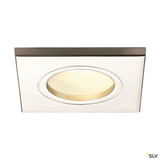 SLV 111127 DOLIX OUT, Outdoor Einbauleuchte, QR-C51, IP65, eckig, titan, max. 35W, inkl. Clipfedern