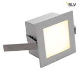 SLV 111262 FRAME BASIC LED Einbauleuchte eckig silbergrau warmweisse