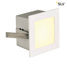 SLV 113262 FRAME BASIC LED Einbauleuchte eckig mattweiss warmweisse