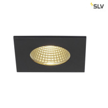 SLV 114430 PATTA-I Deckeneinbauleuchte eckig mattschwarz 38° 3000K inkl. Treiber