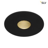 SLV 114480 H-LIGHT ROUND HOLE mattschwarz 12W 20° 2700K inkl. Treiber Clipfeder