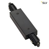 SLV 143100 Längsverbinder für 1-Phasen HV-Stromschiene schwarz mit Einspeisemöglichkeit
