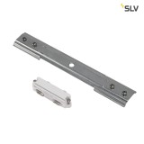 SLV 143271 Längsverbinder für 1-Phasen HV-Stromschiene Einbauversion weiss nickel matt,
