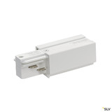 SLV 145511 EINSPEISER, für EUTRAC Hochvolt 3Phasen-Aufbauschiene, Erde links, weiß