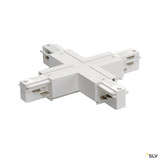 SLV 145691 X-VERBINDER, für EUTRAC Hochvolt 3Phasen-Aufbauschiene, mit Einspeisemöglichkeit, 2 Stromkreise, weiß