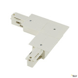 SLV 145751 L-VERBINDER, für EUTRAC Hochvolt 3Phasen-Einbauschiene, weiß, Erde innen