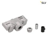 SLV 145994 EUTRAC 3-Phasen Stromschienenadapter grau inkl. Montagezubehör