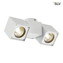 SLV 151531 ALTRA DICE SPOT 2 Deckenleuchte weiss 2xGU10 max. 2x50W