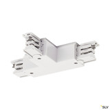 SLV 175131 T-VERBINDER, für S-TRACK Hochvolt 3Phasen-Aufbauschiene, Erde links, weiß