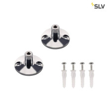 SLV 186302 Wandhalter für NV-Seilsystem chrom 2 Stk. 3cm