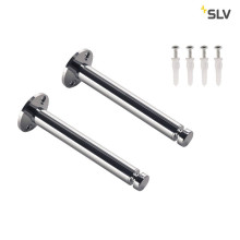 SLV 186642 Deckenumlenker für NV-Seilsystem chrom 2 Stk. 16,2cm mit Umlenkrolle