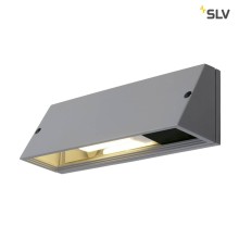 SLV 230034 PEMA SQUARE Wandleuchte silbergrau E27 max. 15W