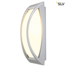SLV 230444 MERIDIAN 2 Wandleuchte silbergrau E27 ESL max. 25W IP54
