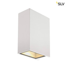 SLV 232441 QUAD XL 2 Wandleuchte eckig weiss LED 2x3,2W 3000K up-down
