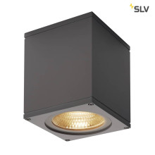 SLV 234525 BIG THEO WALL Outdoor Wandleuchte Flood down LED 3000K anthrazit B H T 13 14 13,5 cm