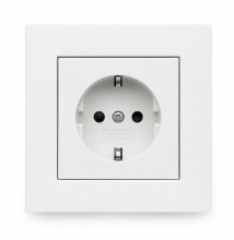 SOIXX Aufsteckrahmen Weiß für Gira System 55 für Steckdosen und Lichtschalter Modernes Upgrade