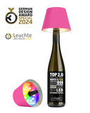 Sompex Top 2.0 Akku Flaschenaufsatzleuchte Schwarz RGB RGB 1,3W Warmweisssteuerbare Lichtfarbe 72536
