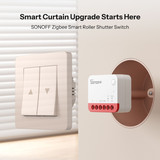 SONOFF Zigbee Smart Rollladenschalter, Jalousiesteuerung, Rollladenmotor, Unterputz MINI-ZBRBS