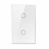 SONOFF Smart Touch Wandschalter, Glasfront, 2-Fach, HomeKit, Alexa & Google Home App T6-2C-120M