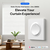 SONOFF Fusion Serie Orb-ZBRBS Zigbee Intelligenter Rollladen-Wandschalter, Jalousiesteuerung, Rollladenmotor, Unterputz MINI-ZBRBS-E