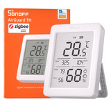 SONOFF AirGuard TH 3,6Zoll LCD Zigbee Temperatur- und Luftfeuchtigkeitssensor, Hygrometer, Hutschiene DIN-Rail SNZB-02DR2