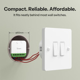 SONOFF MINI DUO 2-Gang Matter über WiFi Smart Switch, Lichtschalter Relais, 2-Fach, Unterputz, HomeKit Alexa & Google App MINI-2GS