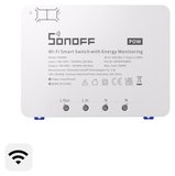SONOFF POWR3 Intelligenter Stromzählerschalter, Lichtschalter Relais, Strommessung, Verbrauchsanzeige POWR3