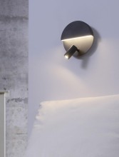 Trio Mario LED Wandleuchte  2x6W ⌀16cm Schwarz Matt warmweiss