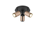 Trio 814530365 Gillan GU10 Strahler 3-fach ⌀30cm Coffee