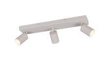 Trio 867700376 Soka GU10 Strahler 3-fach Warm Grey