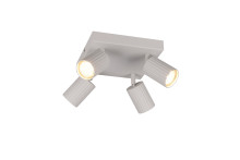 Trio 867730476 Soka GU10 Strahler 4-fach Warm Grey