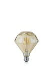 Trio Diamant LED Lampe E27 4W ⌀11cm Amber warmweiss wie 30w