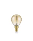 Trio Tropfen LED Lampe E14 2W ⌀4,5cm Amber warmweiss
