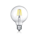 Trio Globe LED Lampe E27 7W ⌀9,5cm Klar warmweiss wie 48w