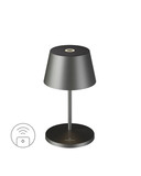 Villeroy & Boch SEOUL RC Akku-Tischlampe Graphit Gebürstet 2,2W IP65 97210