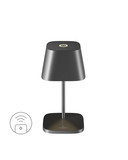 Villeroy & Boch NEAPEL RC Akku-Tischlampe Graphit Gebürstet 2,2W IP65 97230