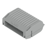 WAGO 207-1332 4x Gelbox Abzweig, für Serie 221 und 2273, 4mm², Größe 2, grau, IPX8 wasserdicht