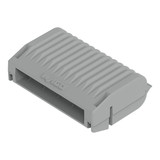 WAGO 207-1333 3x Gelbox Abzweig, für Serie 221 und 2273, 4mm², Größe 3, grau, IPX8 wasserdicht