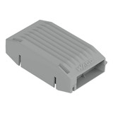 WAGO 207-1372 4x Gelbox Durchgang, für Serie 221, 4mm², Größe 1, grau, IPX8 wasserdicht