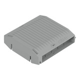 WAGO 207-1375 2x Gelbox Durchgang, für Serie 221, 4mm², Größe 3, grau, IPX8 wasserdicht