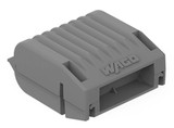 WAGO 207-1431 4x Gelbox Abzweig, für Serie 221, 6mm², Größe 1, grau, IPX8 wasserdicht