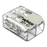 WAGO 221-682 50x Verbindungsklemme mit Hebeln, 2 Leiter, 6mm², Ex e, lichtgrau