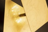 Wofi Bayonne LED Wandleuchte Goldfarben 18x14cm indirektes Licht 6W Warmweiss Dimmbar 4048-101Q