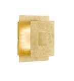 Wofi Bayonne LED Wandleuchte Goldfarben 18x14cm indirektes Licht 6W Warmweiss Dimmbar 4048-201Q