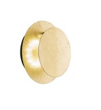 Wofi Bayonne LED Wandleuchte Goldfarben 18cm rund Indirekt 6W Warmweiss Dimmbar 4048-301R