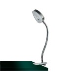 WOFI KlemmSpot Brent LED 4W Warmweiss Klemm-Lampe für Tisch und Regal