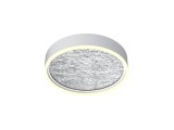 Wofi Bordeaux LED Deckenleuchte Weiss-Silber 40cm 36W Warmweiss 3-Stufen Dimmbar 9002-103M